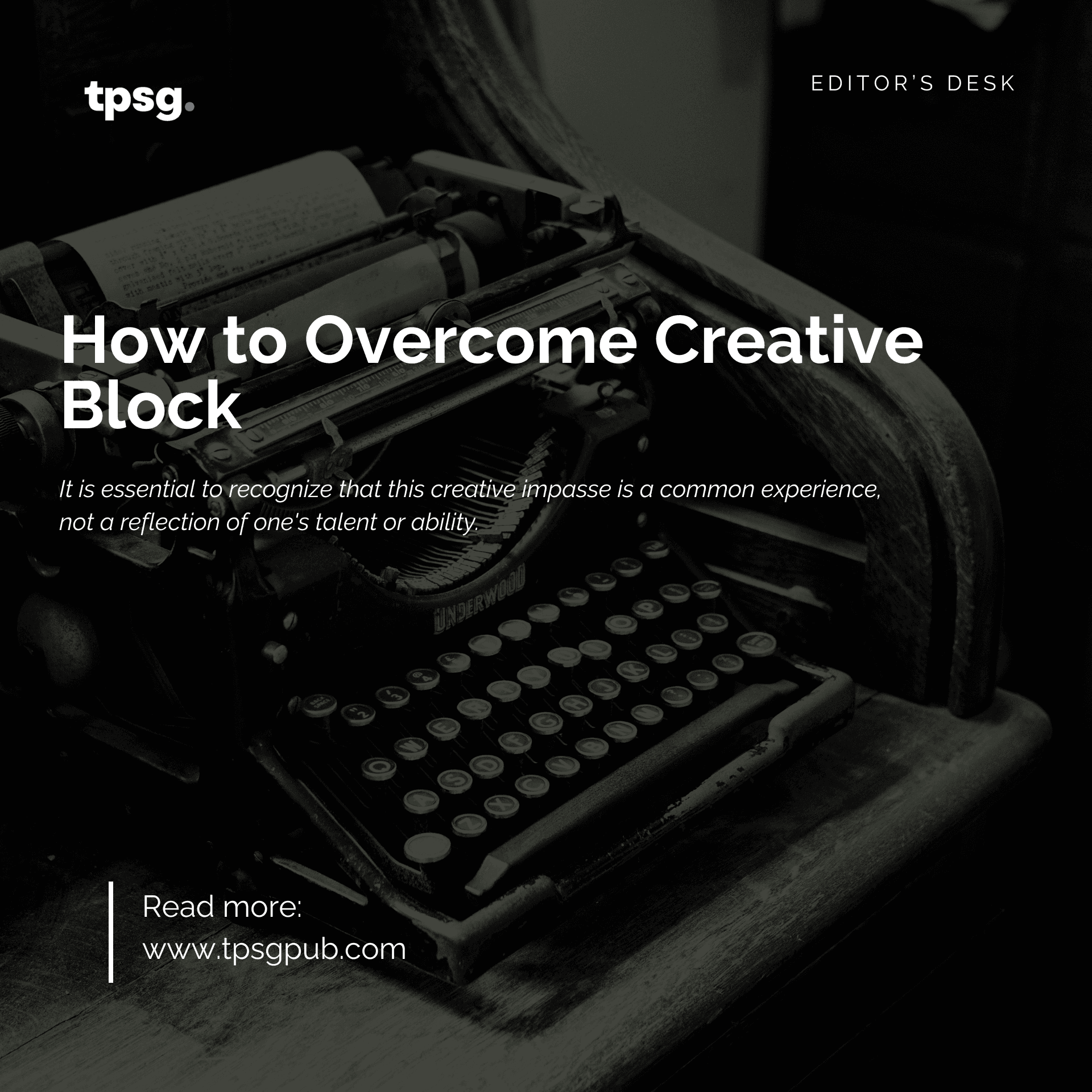 How to Overcome a Creative Block